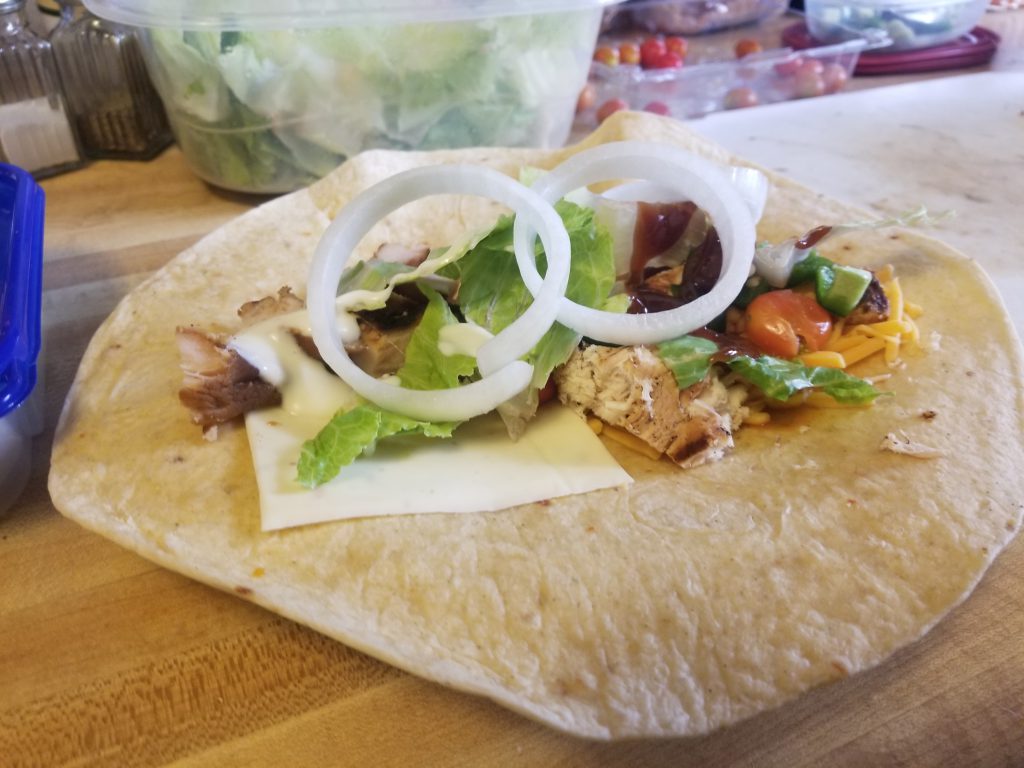 Fresh Garden Chicken Wrap