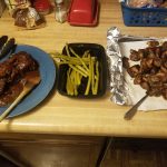 Filet Minon Asperagus and Potatoes