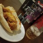 Crispy BBQ Chicken Fingers and Roasted Potatoes w Sour Cream
